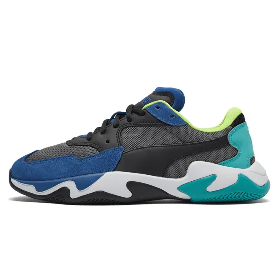 PUMA Storm Lifestyle Shoes Unisex Low-top Black/Grey/Blue/White/Green