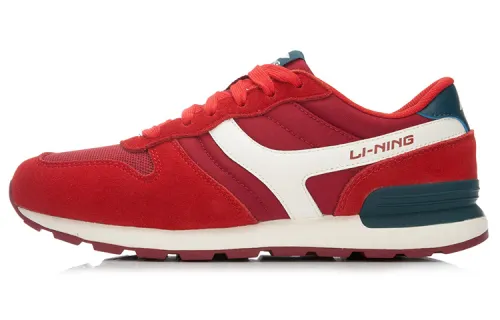 Li Ning Glory Series Casual Shoes Unisex Low Top Red/White