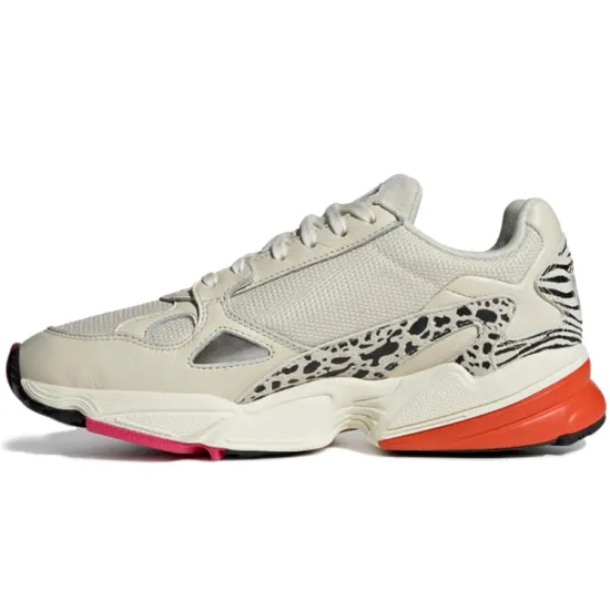 Adidas Originals Falcon Lifestyle Shoes Women's Low-top Black/white/pink/orange