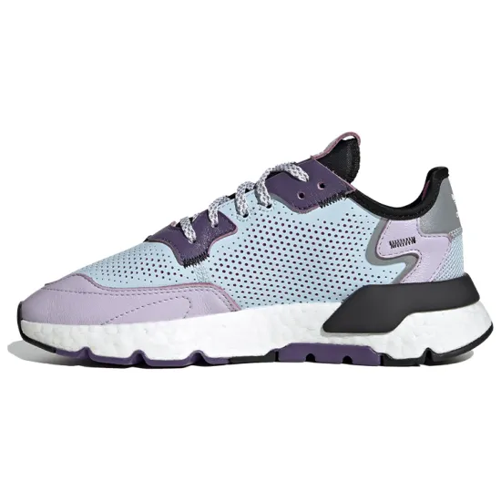 Adidas Originals Nite Jogger Lifestyle Shoes Women's Mid-top Purple/blue/white