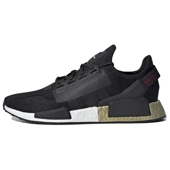 Adidas NMD V2 Core Black Gold Metallic