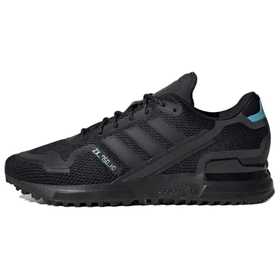 Adidas ZX 750 HD Core Black Bright Cyan