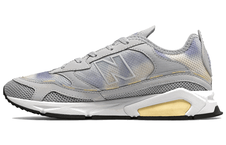 New Balance NB X RACER Casual Shoes Women's Low Top Silver/Gray/Yellow