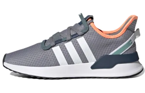 Adidas Originals U_Path Run Slip Resistant Low top Casual Shoes Men's Gray White Blue