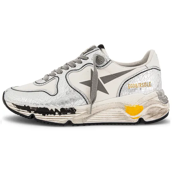 Golden Goose Running Sole Silver Women's