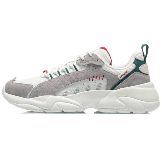 LiNing Moonchaser Low-Top Casual Shoes Men's Gray White