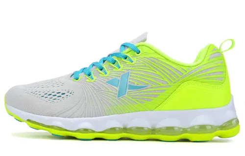 Xtep Qi Energy Ring Technology Fashionable and Versatile Men's Sports Shoes Gray Green