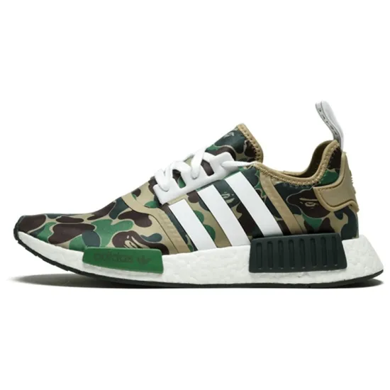 Adidas NMD R1 Bape Olive Camo