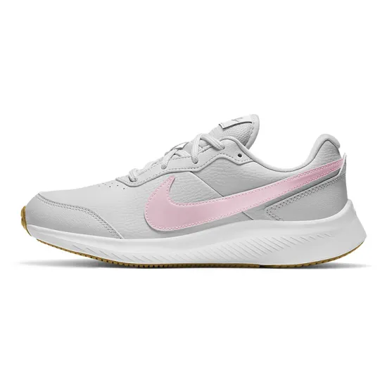 Nike Varsity Leather Lifestyle Shoes Women's Low-top Heather Gray/Dusty Pink