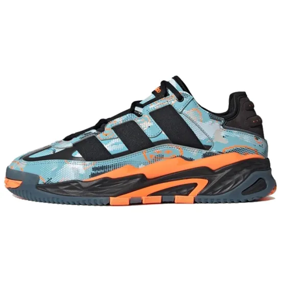 Adidas Originals Niteball 2.0 Lifestyle Shoes Unisex Low-top Black/Blue/Orange