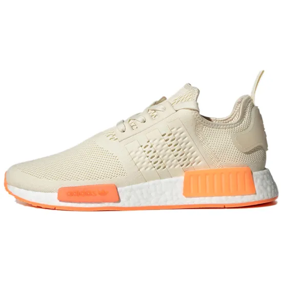 Adidas Originals Nmd R1 Cream White Screaming Orange