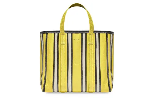Balenciaga Barbes Leather Tote Bag, Shopping Bag, Shoulder Bag, Crossbody Bag, Handbag Medium Women's Yellow