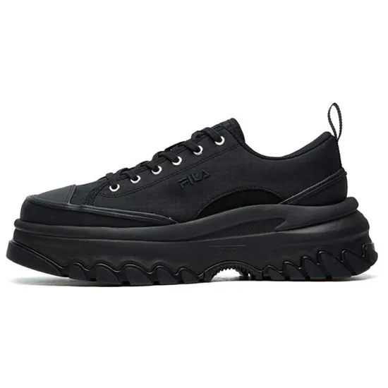 FILA Lava Wear Resistant Low Top Casual Shoes Women's Black