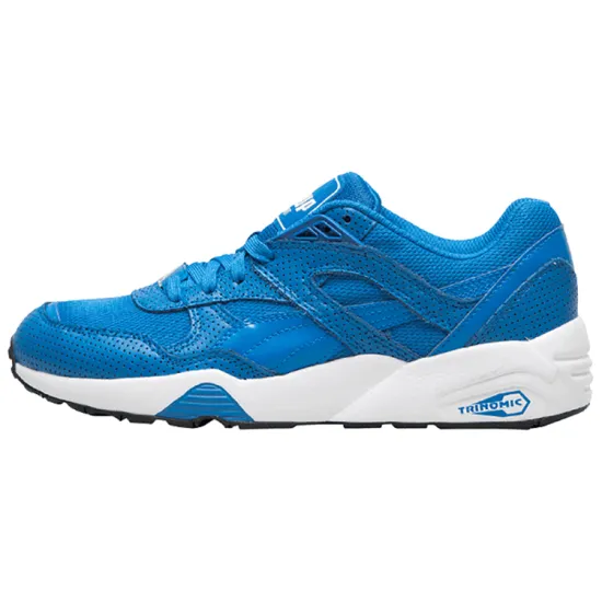 PUMA R698 Lifestyle Shoes Unisex Low-top White/Royal Blue/Fern Green
