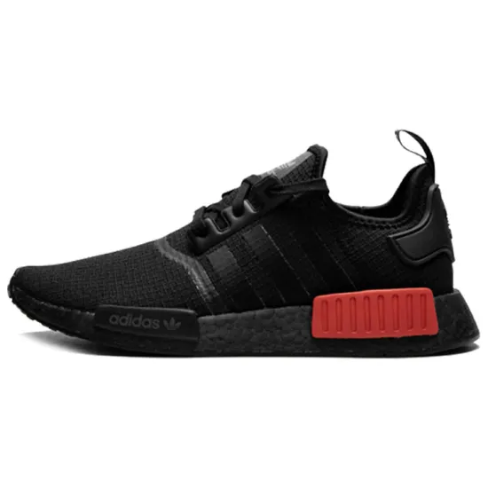 Adidas NMD R1 Core Black Lush Red