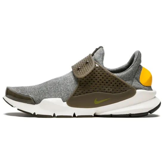 Nike Sock Dart Lifestyle Shoes Women's Low-top Gray/Yellow