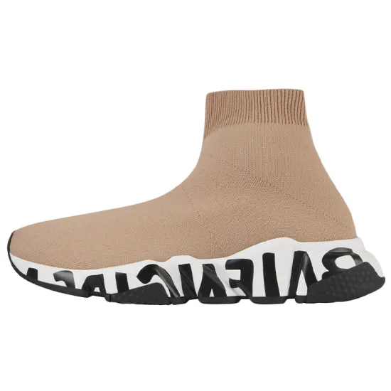 Balenciaga Speed Graffiti Beige Women's