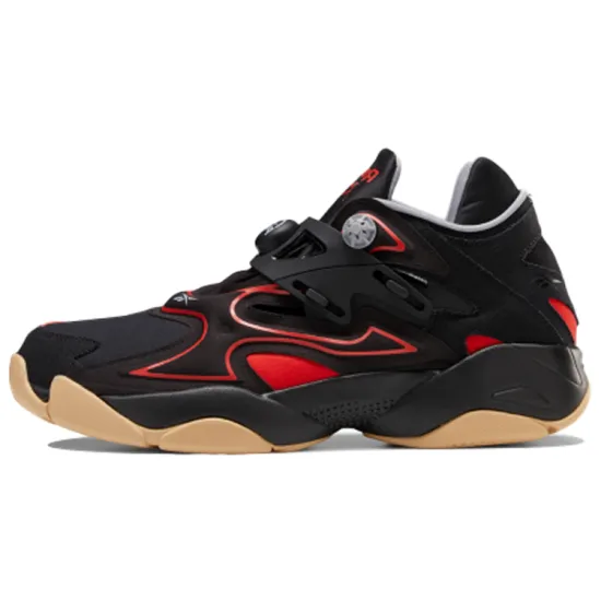 Reebok Pump Court Black Red Gum