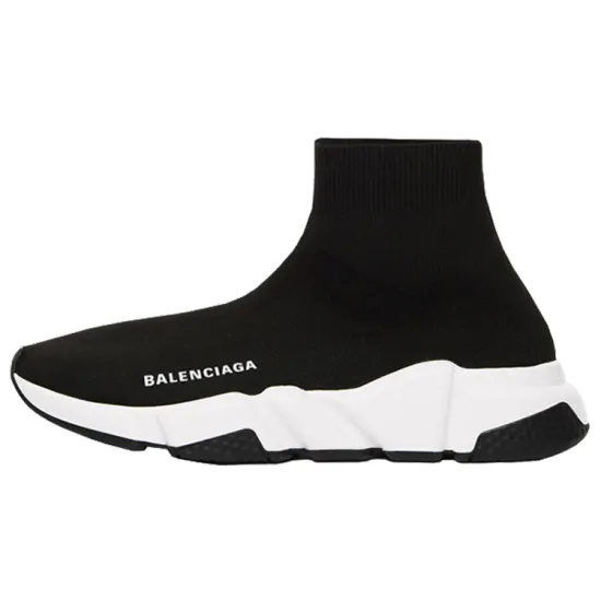 Balenciaga Speed Sneaker Black White Sole Women's