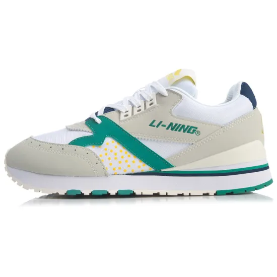 LINING 001 Casual Shoes Men Low-Top White Green