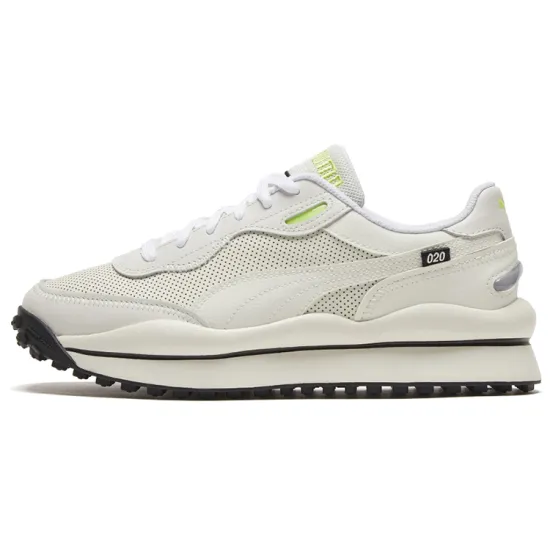 PUMA Style Rider Lifestyle Shoes Unisex Low-top Khaki White/black/green