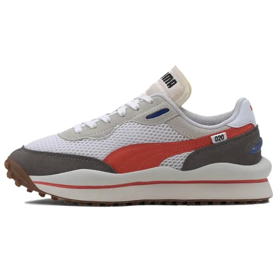 PUMA Style Rider Lifestyle Shoes Women's Low-top White/Gray
