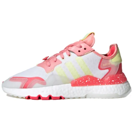 Adidas Originals Nite Jogger Lifestyle Shoes Women's Mid-top Pink/white/yellow