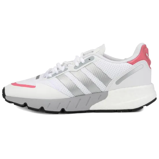 Adidas ZX 1K Boost White Silver Metallic Women's