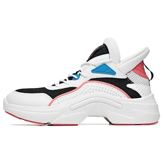 ANTA Casual Shoes Women's Low Top ANTA White/Black/Rouge Pink