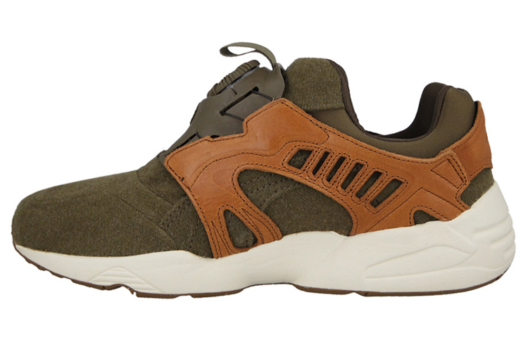 PUMA Disc Blaze Casual Shoes Men's Low Top Green/Brown