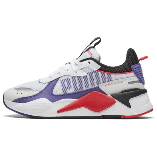 PUMA RS-X Lifestyle Shoes Women's Low-top White/Purple/Black/Red