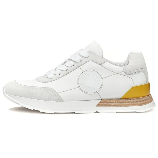 HERMES Drive Casual Shoes Women's Low-Top White