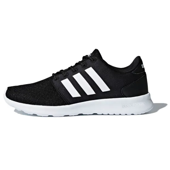 Adidas Neo Cloudfoam Qt Racer 'Core Black White' Women's
