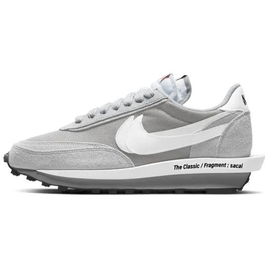 Nike X Sacai X Fragments LDWaffle 'Grey' Sneakers