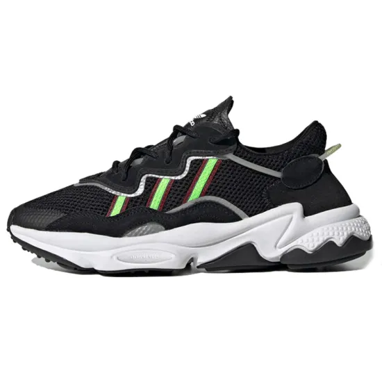 Adidas Ozweego Black Solar Green Women's