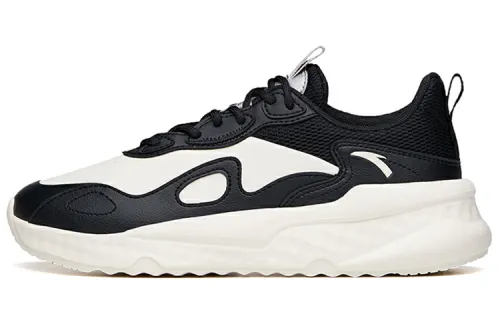 ANTA Casual Shoes Women's Low Top Ivory White/Black
