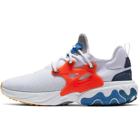 Nike React Presto White Habanero Red Obsidian