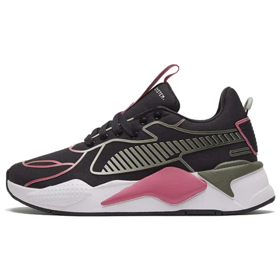Puma RS-X Lifestyle Shoes Women's Low-top White/black/pink/asphalt