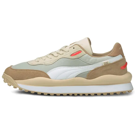 PUMA Style Rider Lifestyle Shoes Unisex Low-top White/Brown