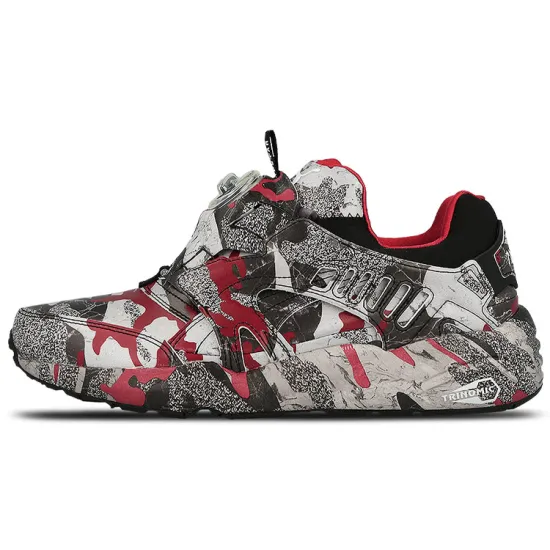 PUMA Disc Blaze Lifestyle Shoes Unisex Low-top Grey/Black/Red