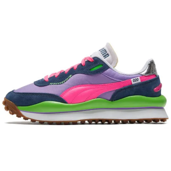 PUMA Style Rider Lifestyle Shoes Unisex Low-top Pink/purple