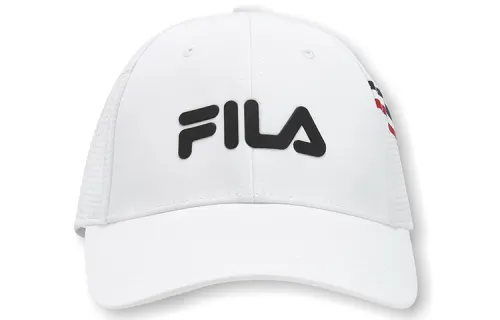 FILA Polyester Baseball Caps Men's Jade White