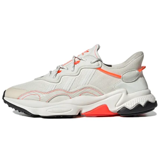 Adidas Originals Ozweego Series Lifestyle Shoes Unisex Low-top Beige/Orange