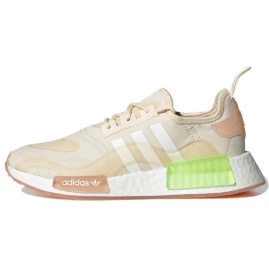Adidas Originals Nmd R1 Wonder White Signal Green Women's