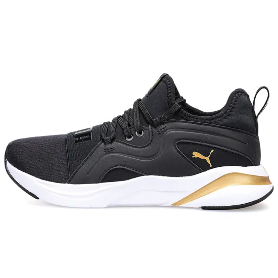 Puma Women's Softride Rift Breeze 'Black Team Gold'