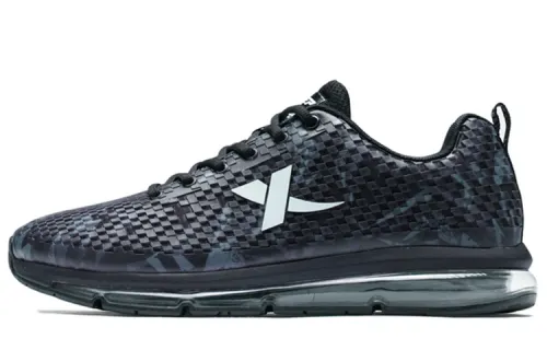 Xtep, fashionable wear-resistant breathable black soft heel