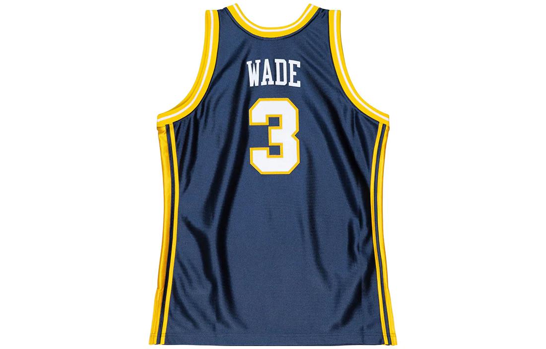 Mitchell Ness «NCAA Marquette 2002 Dwyane Wade» basketball jersey