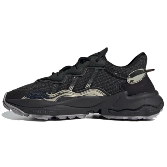Adidas Ozweego Core Black Silver Metallic Women's