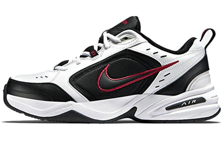 Nike Air Monarch 4 white black-varsity red