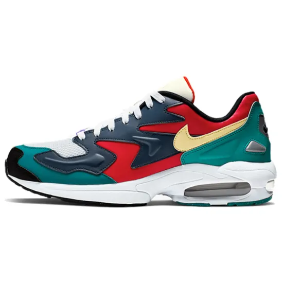 Nike Air Max2 Light Habanero Red Navy Emerald